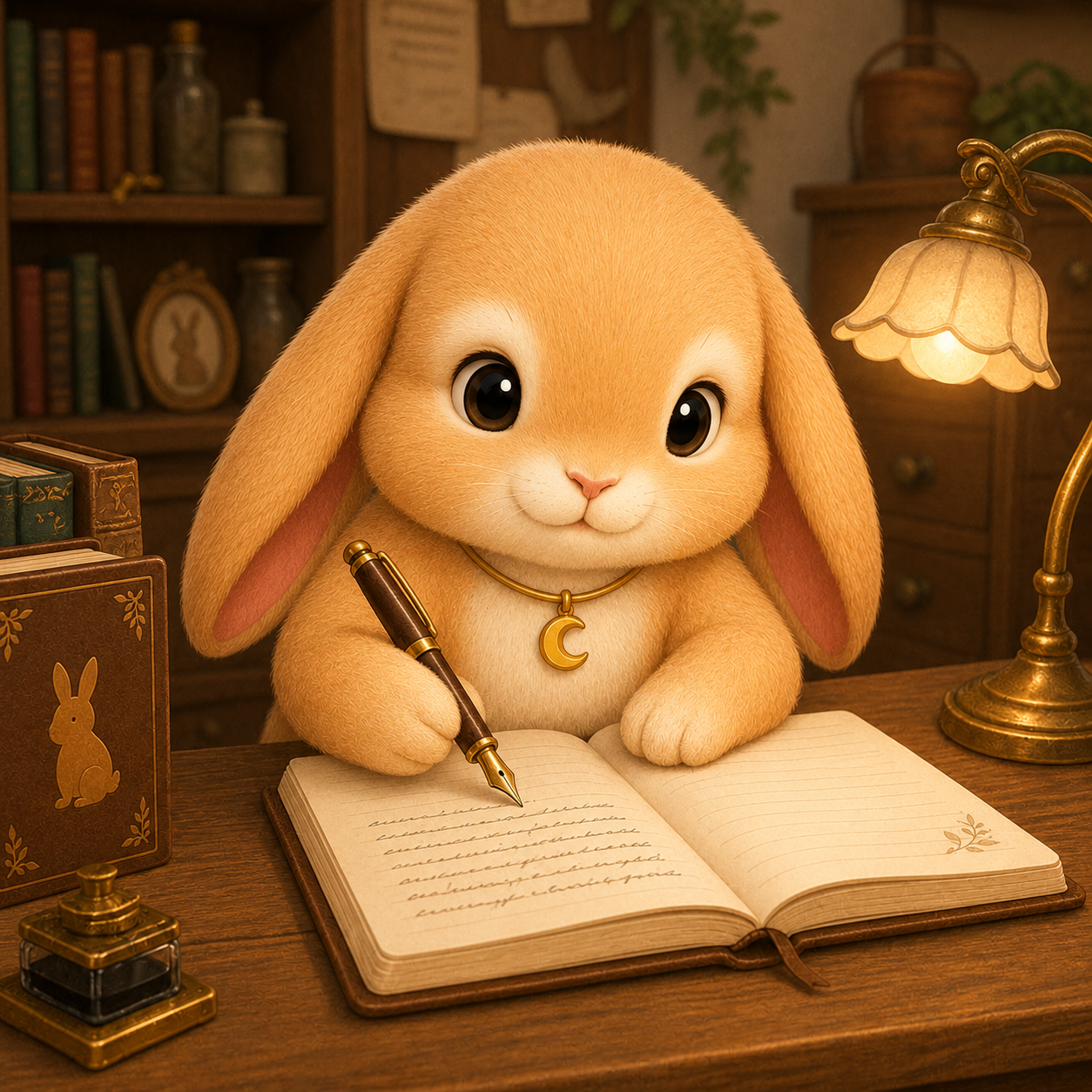 ノートに文章を書いているコッペの思い出