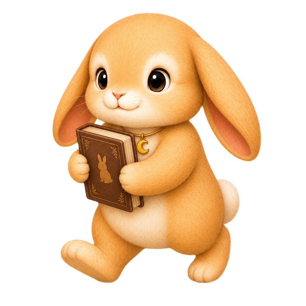 言葉の本を探しているコッペ