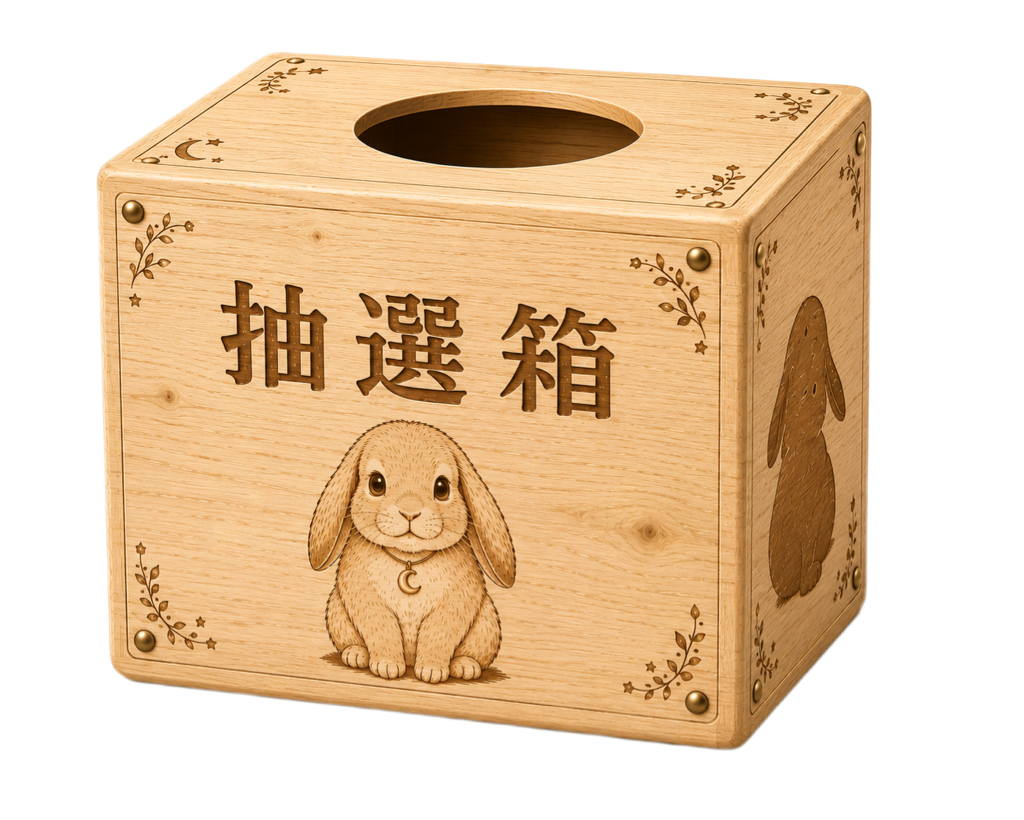 うさぎ抽選箱
